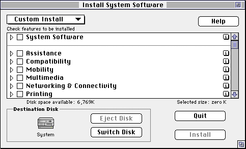 Custom Install Window